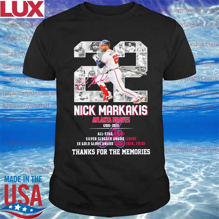 22 Nick markakis atlanta Braves thank you for the memories