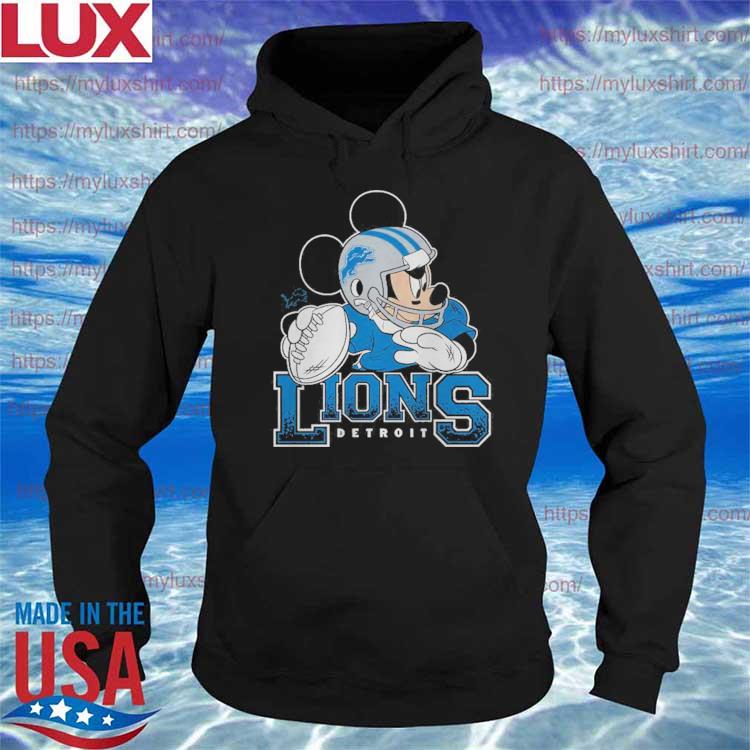 Nfl Shop Detroit Lions Junk Food Disney Mickey Qb Shirt Hoodie