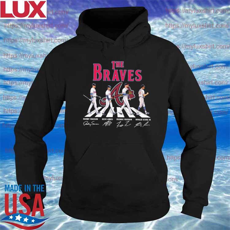 The Braves abbey road signature shirt, hoodie, sweater, long sleeve and  tank top