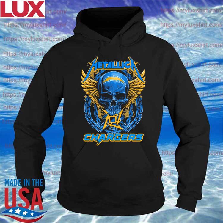 Los Angeles Chargers skull shirt, hoodie, sweater, long sleeve and tank top