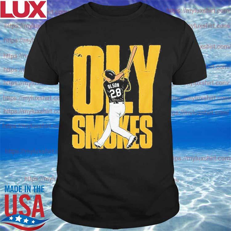 Matt Olson OLy Smokes Shirt - Oakland Athletics - Skullridding