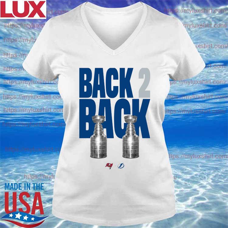 Back 2 Back Champions Lightning And Buccaneers 21 Shirt Hoodie Sweater Long Sleeve And Tank Top