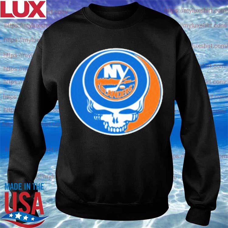 New York Islanders Grateful Dead Steal Your Face Hockey Nhl Shirt