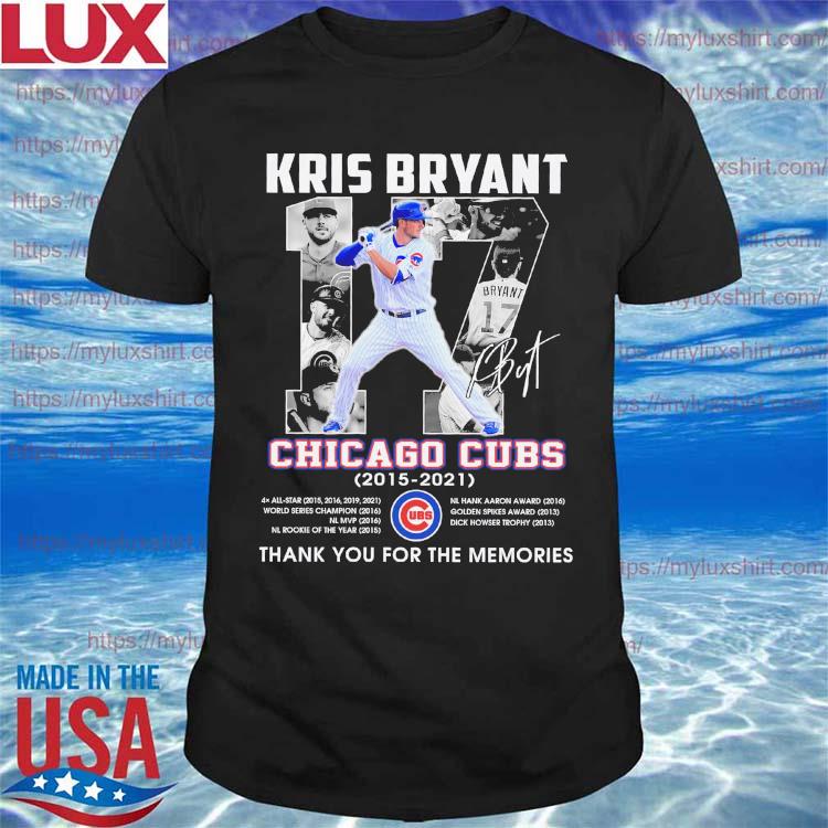 17 Kris Bryant Chicago Cubs 2015 2021 Thank You For The Memories