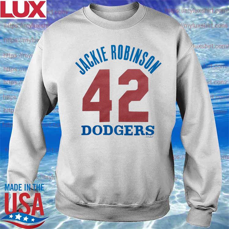 Jackie Robinson 42 T-shirt Baseball Vintage Tribute Shirt Dodgers