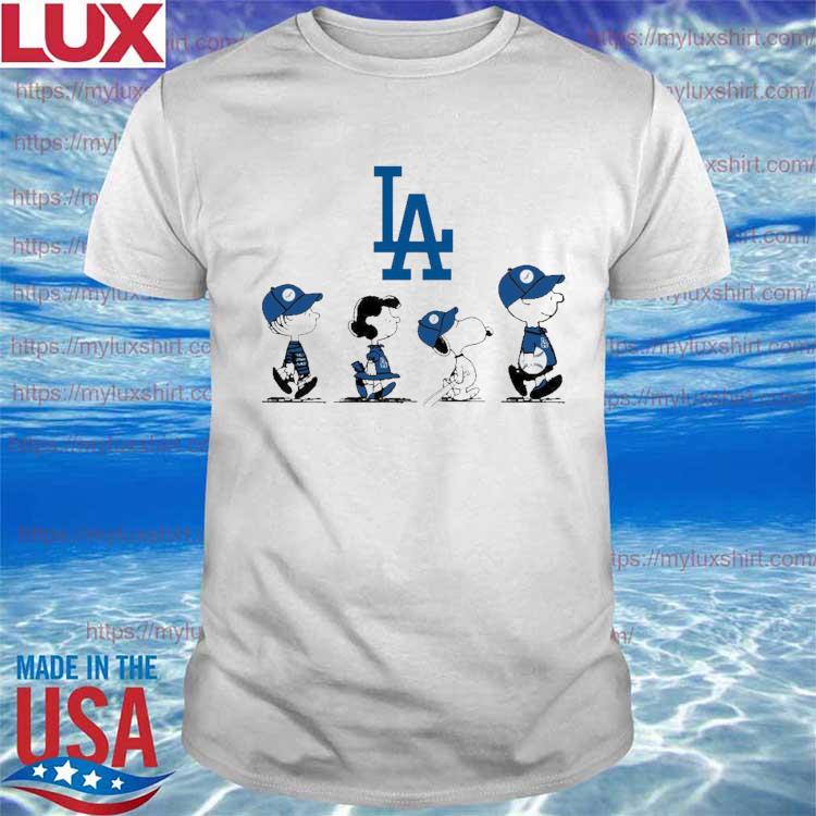 Baseball Los Angeles Dodgers Snoopy Funny MLB Peanuts Champions