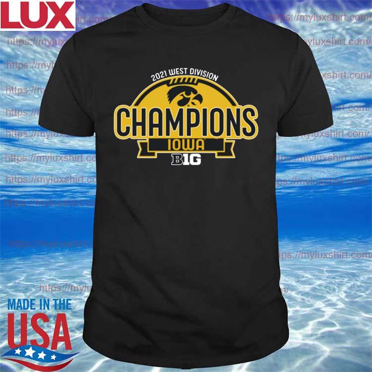 big ten 2021 west division champions iowa shirt, Custom prints store