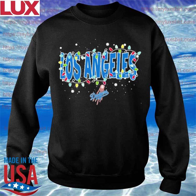 Los Angeles Dodgers Christmas Lights Shirt, hoodie, sweater, long sleeve  and tank top