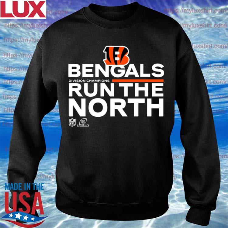 Official Cincinnati Bengals 2021 Division Champions Run The North T-shirt,  hoodie, sweater, long sleeve and tank top