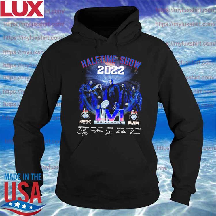 Super Bowl 2022 Halftime Show Mary J. Blige Kendrick Lamar Eminem Dr. Dre  Snoop Dogg colorful shirt, hoodie, sweater, long sleeve and tank top