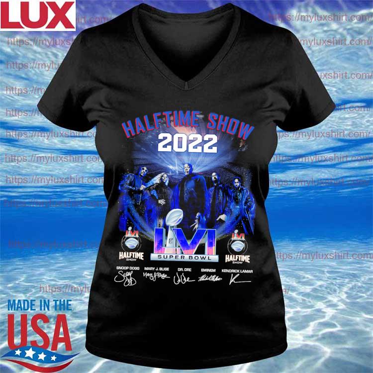 Super Bowl 2022 Mary J. Blige, Snoop Dogg, Dr.Dre,Eminem Halftime Show T- Shirt