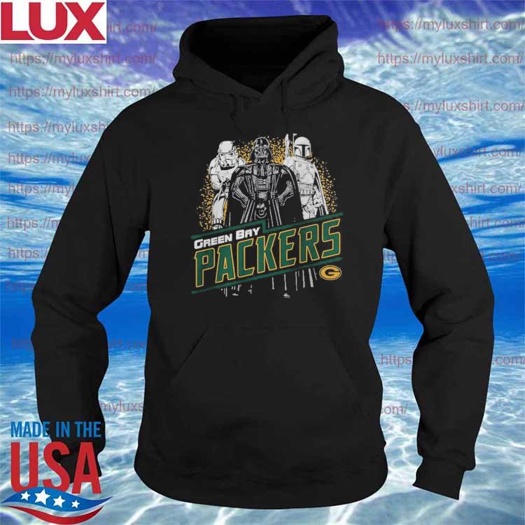 Official Green Bay Packers Junk Food Empire Star Wars T-Shirt, hoodie,  sweater, long sleeve and tank top