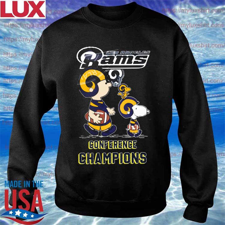 Snoopy Peanuts Los Angeles Rams 2022 NFC Conference Championship T