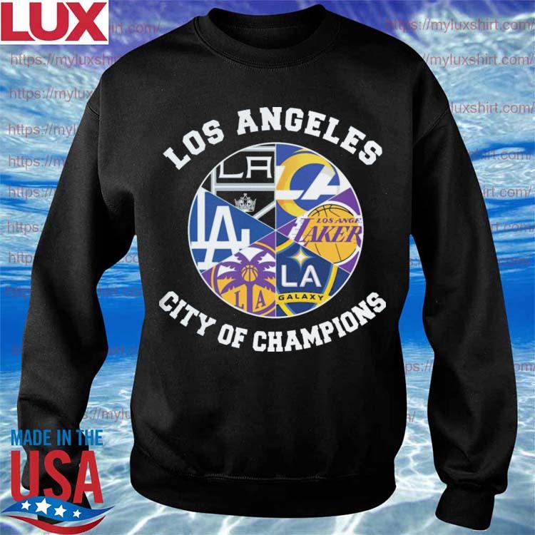 Los Angeles City Of Champions Dodgers Lakers Rams Galaxy T-Shirt, hoodie,  sweater, long sleeve and tank top