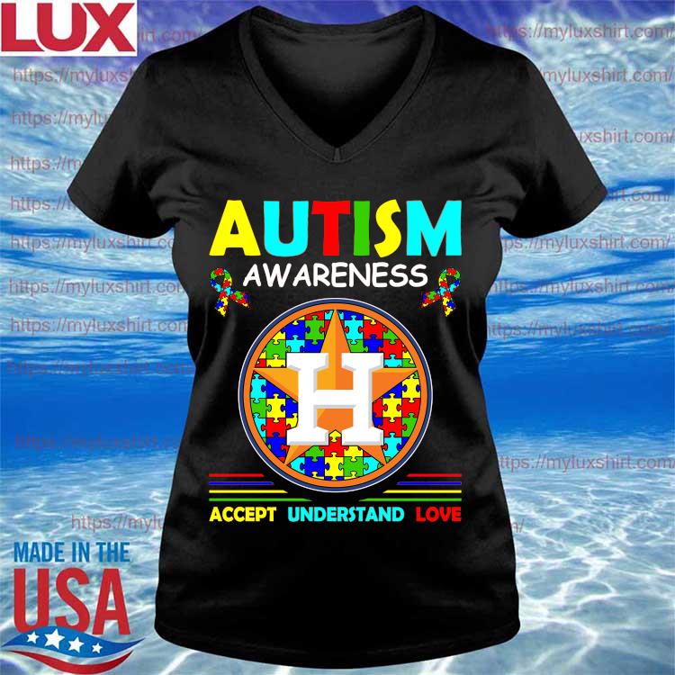 Astros T-Shirt Autism Awareness Symbol Houston Astros Gift