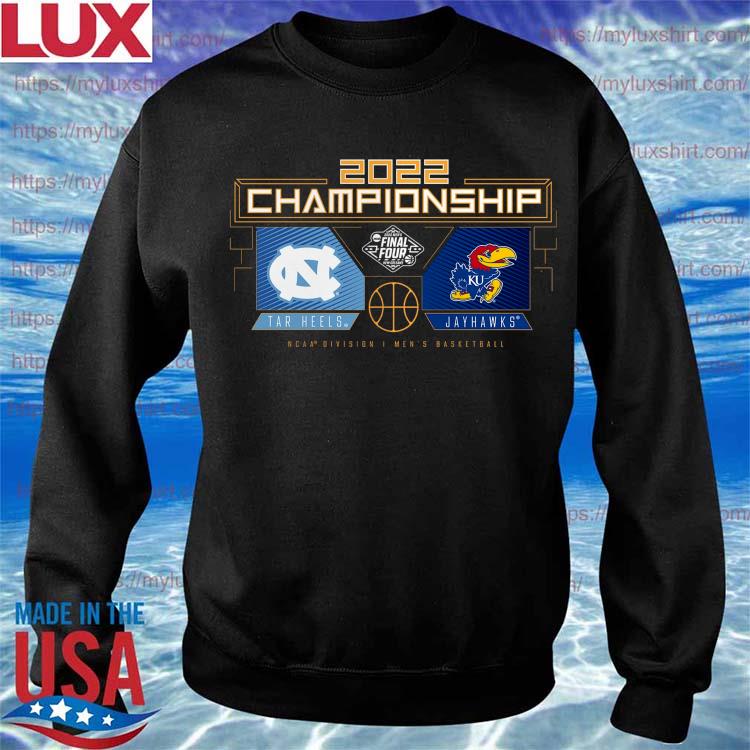 Kansas Jayhawks Vs North Carolina Tar Heels Men's Basketball National  Championship March Madness 2022 NCAA Shirt, hoodie, sweater, long sleeve  and tank top