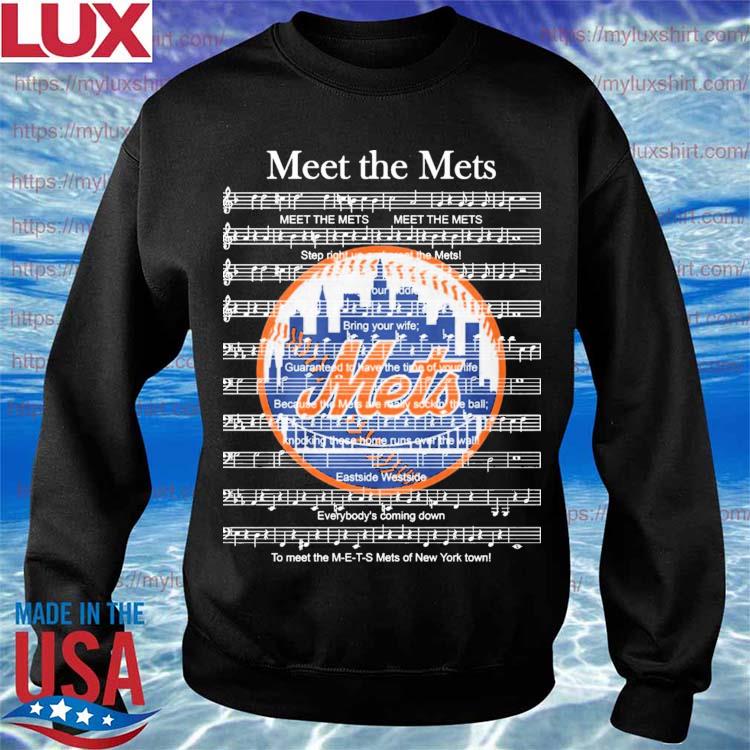 New York Mets Meet The Mets Music Lyric 2021 Shirt - Kingteeshop