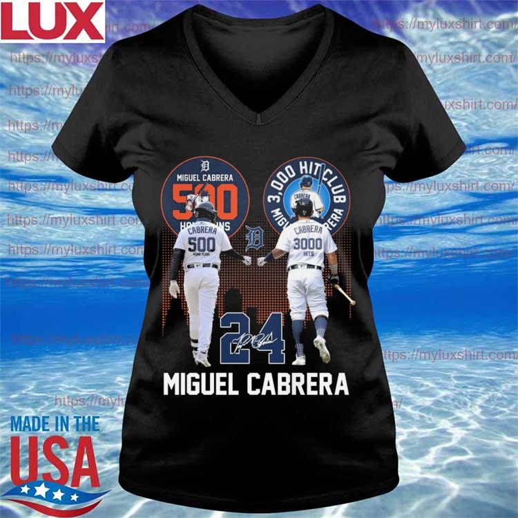 Miguel Cabrera 500 Hitclub Miguel Cabrera Signature Shirt, hoodie,  longsleeve, sweatshirt, v-neck tee