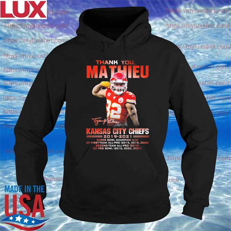 Thank You Tyrann Mathieu Kansas City Chiefs 2019 2021 Signatures Shirt,  hoodie, sweater, long sleeve and tank top