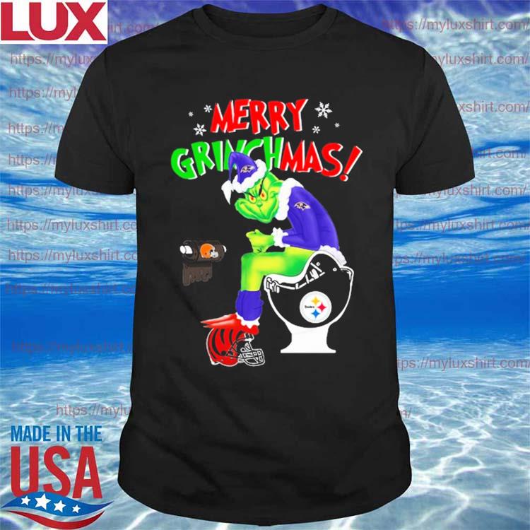 Buy Merry Grinchmas The Grinch Baltimore Ravens Toilet On