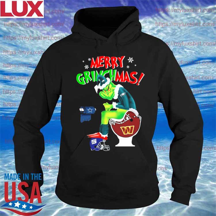 The Grinch Philadelphia Eagles Dallas Cowboys and New York Giants toilet  paper shirt, hoodie, sweater, long sleeve and tank top