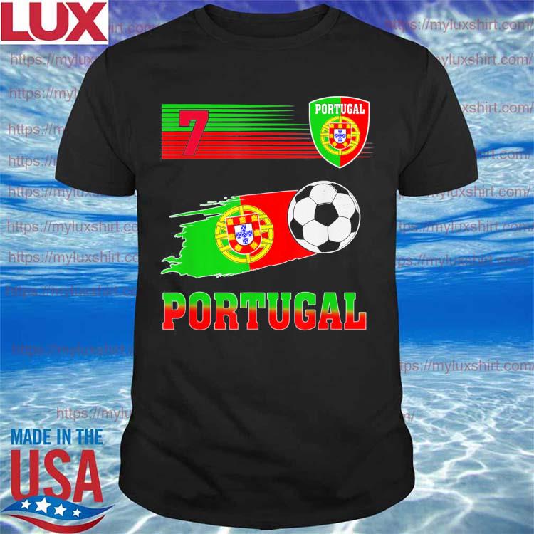 Portugal Soccer Flag Jersey Portugalese Retro 7 2022 T-Shirts