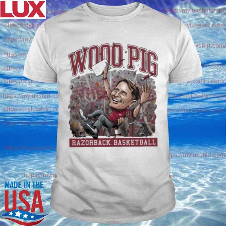 B-Unlimited Woo Pig Razorback Basketball Coach Musselman Buzzerbeater New Shirt