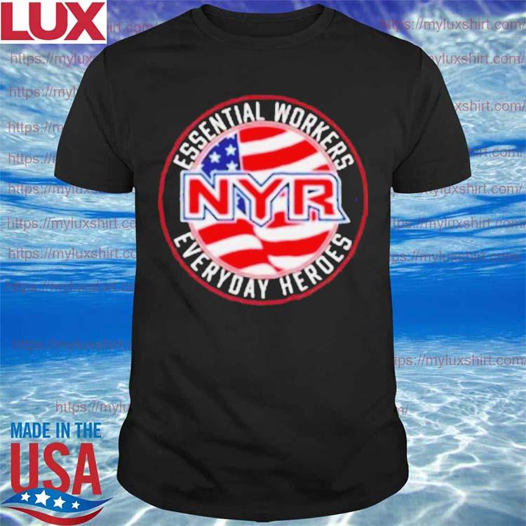 Essential Workers 2022 NYR American Flag Shirt