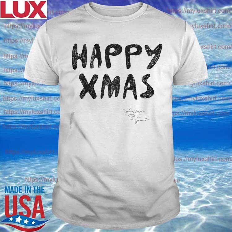 John Lennon Happy Xmas Shirt