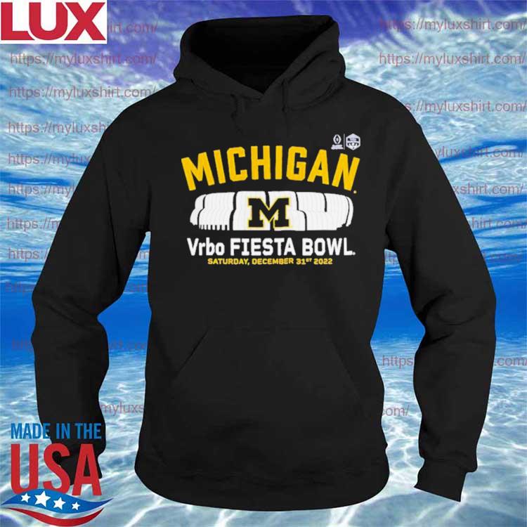Michigan Wolverines Vrbo Fiesta Bowl December 31st 2022 s Hoodie