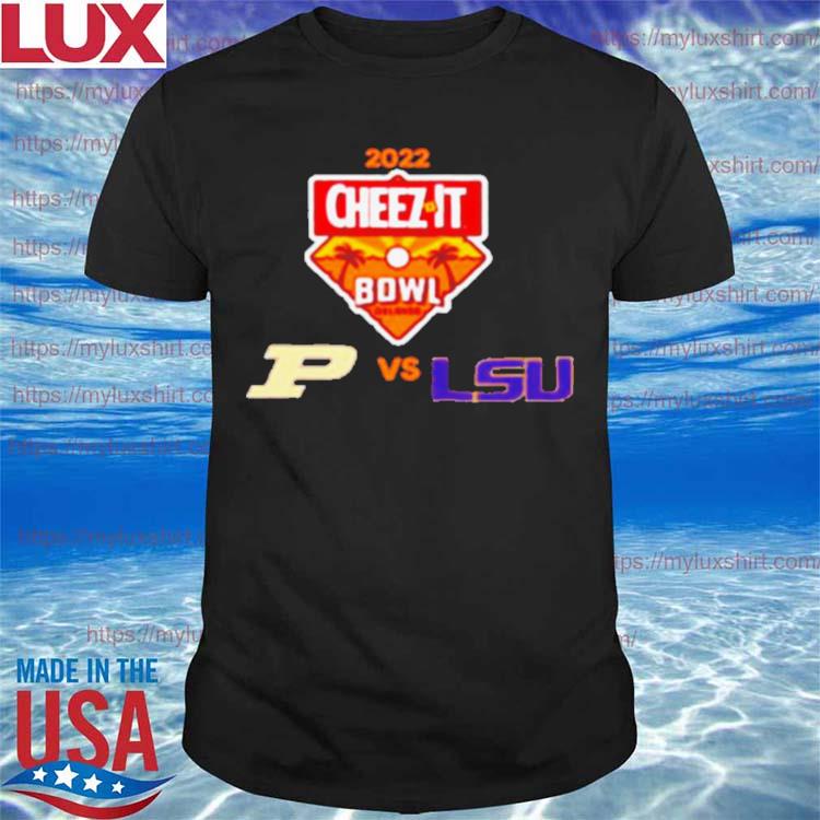 Purdue vs lsu 2022 cheez it bowl playoff shirt