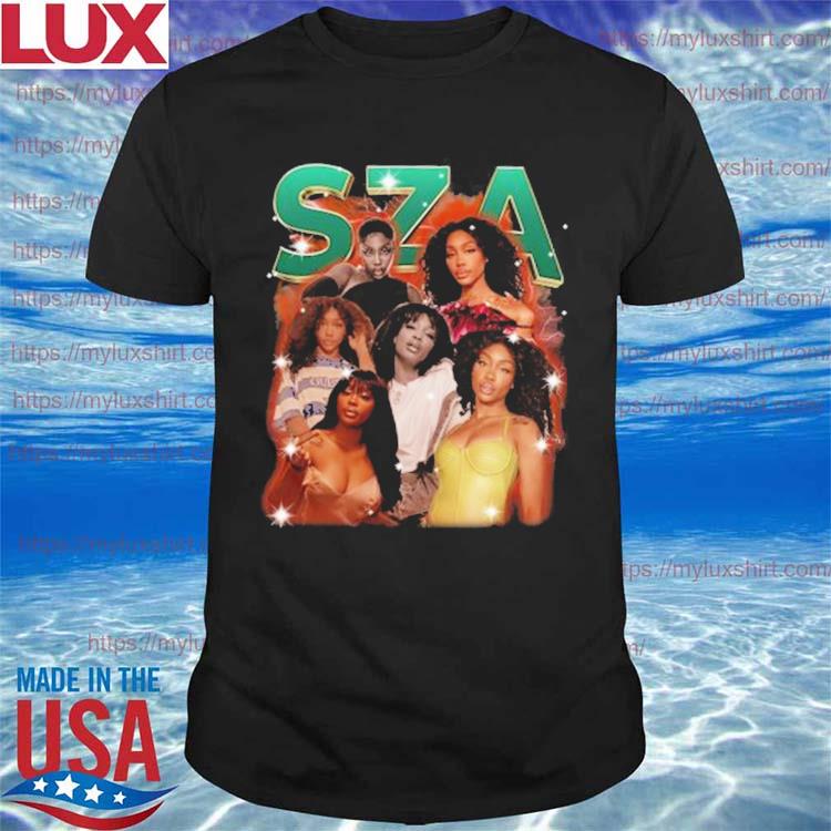 SZA 90s Vintage X Bootleg Style Rap Printed Graphic Tee Shirt