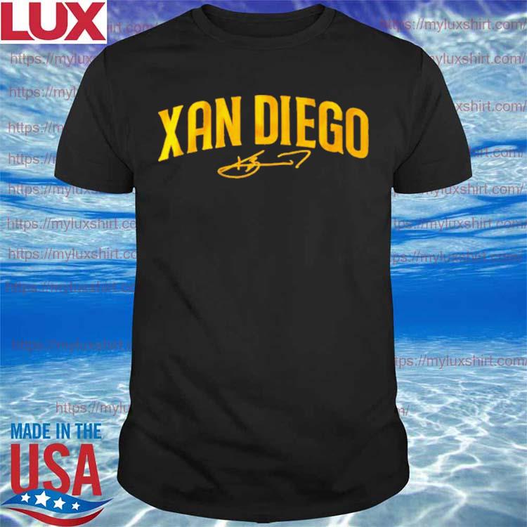 Xander Bogaerts Xan Diego Modern Signature Shirt