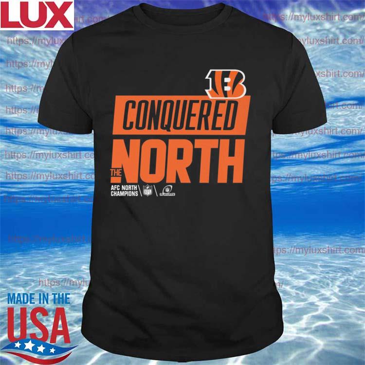 Cincinnati Bengals conquered north logo shirt, hoodie, sweater, long sleeve  and tank top