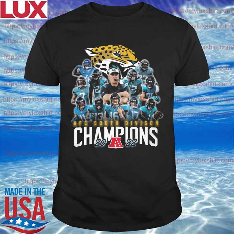 Jacksonville Jaguars team city AFC South Division Champions 2022