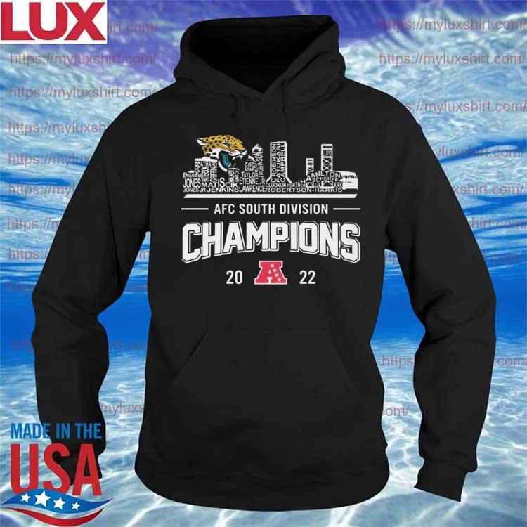 Jacksonville Jaguars team city AFC South Division Champions 2022 shirt,  hoodie, sweater, long sleeve and tank top