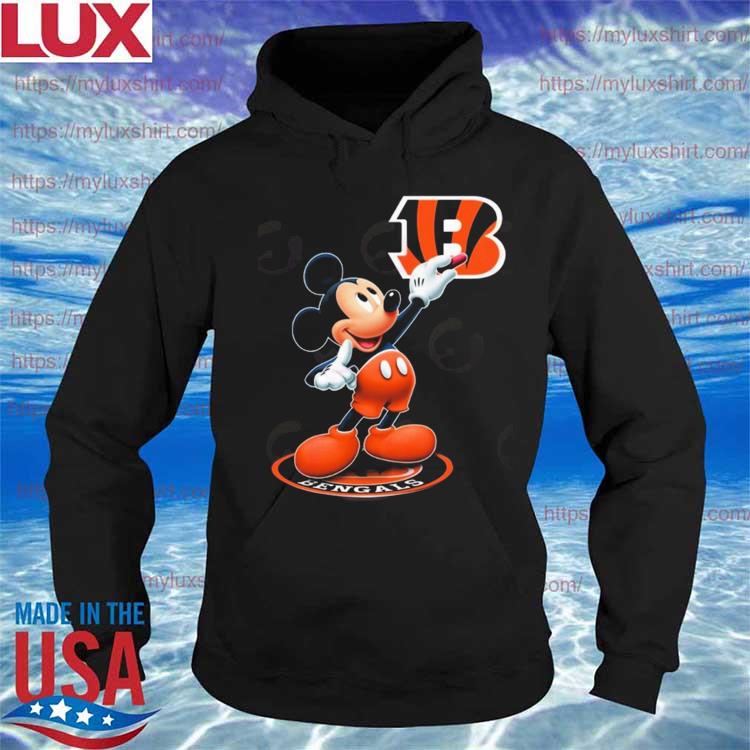 NFL Cincinnati Bengals Disney Number Mickey Mouse shirt, hoodie, sweater,  long sleeve and tank top