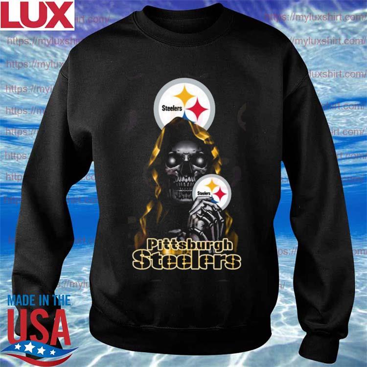 Nfl Pittsburgh Steelers Skull T Shirt