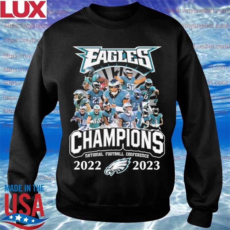 Philadelphia Eagles 2022 2023 Champions National football Conference shirt,  hoodie, sweater, long sleeve and tank top