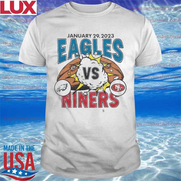 Philadelphia Eagles vs San Francisco 49ers January 29 2023 shirt