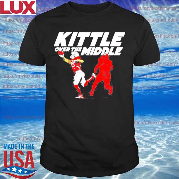 Premium george Kittle Over The Middle 2023 shirt