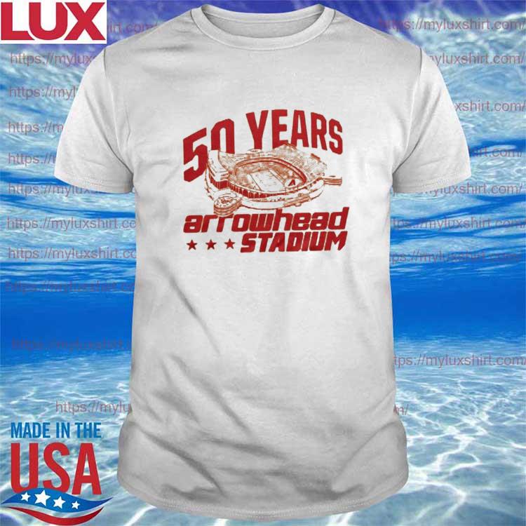 50 Years at Arrowhead Stadium shirt