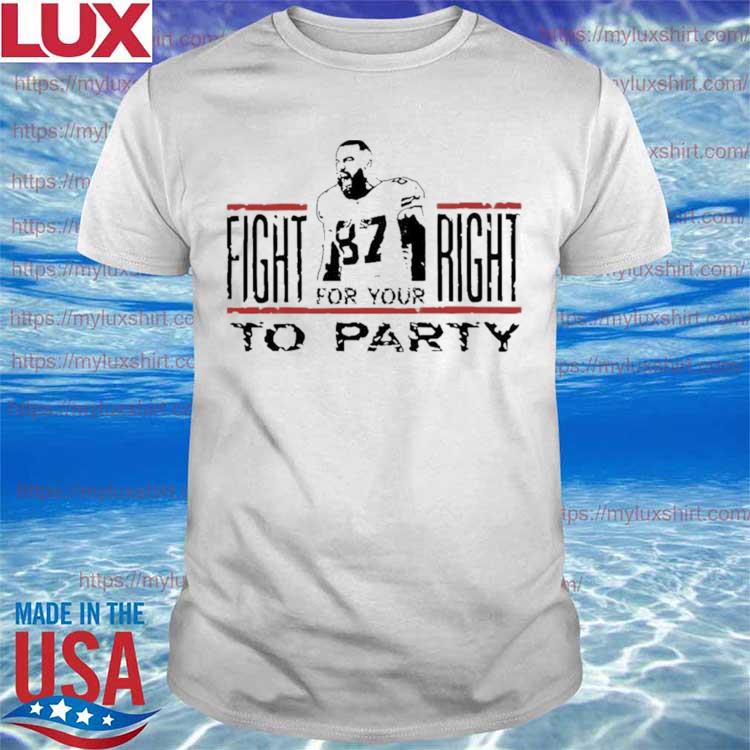 Kansas City Chiefs Travis Kelce Fight For Your Right To Party T-Shirt -  Bring Your Ideas, Thoughts And Imaginations Into Reality Today