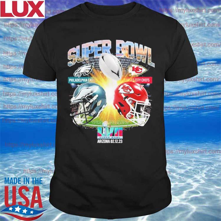 Super Bowl LVII 57 Shirt,Hoodie,Sweatshirt in 2023  Custom design shirts,  Hoodie shirt, Custom shirts