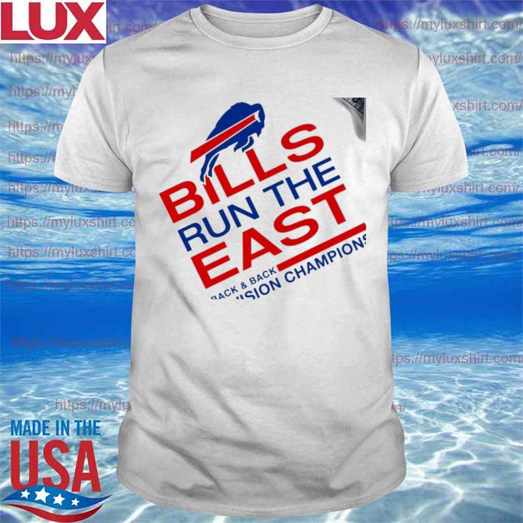 Buffalo Bills run the east back and back division Champions shirt