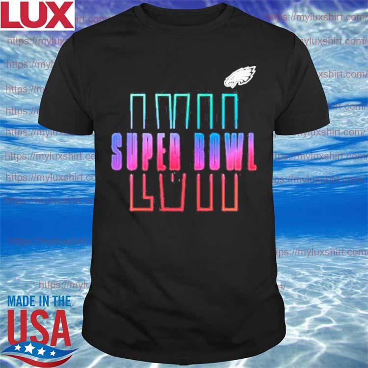 Nice philadelphia Eagles Super Bowl Lvii Open Sky T-shirt