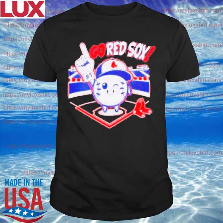 Nice preschool Philadelphia Phillies Royal Ball Boy Go Red Sox T-shirt