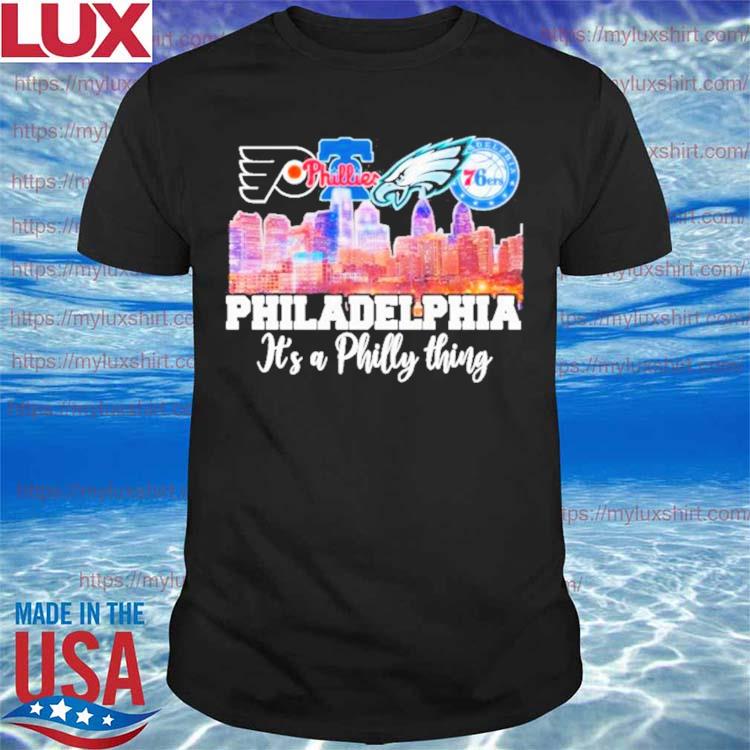 Philadelphia City It’s A Philly Thing Skylines 2023 T-shirt