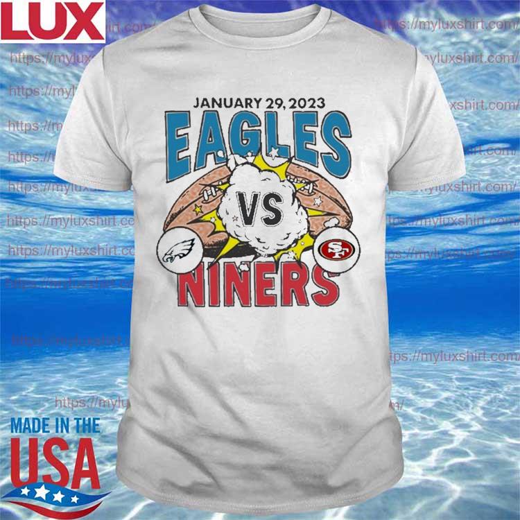 Philadelphia Eagles Vs San Francisco, January 29th 2023, Super Bowl LVII Shirt