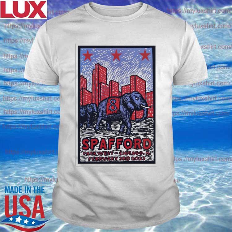 Spafford Illinois, Feb 3rd 2023, Park West Chicago Poster T-Shirt